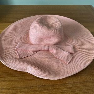 ALDO Floppy Pink Hat with Bow